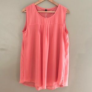 Fleasee Sleeveless New Peach Plus Size 14 Top